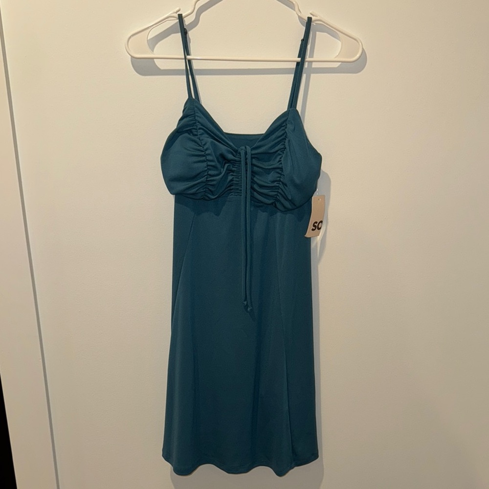 SO Teal Textured Top